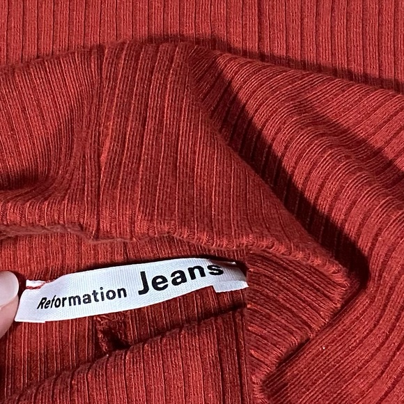 Reformation Rust Mini Dress - Picture 8 of 9